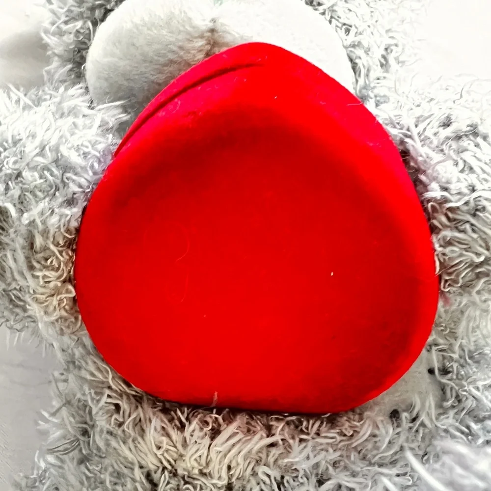 Tatty Teddy Plush Me to You Grey Love Bear holding Red Heart Ring box with tag
